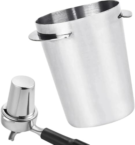 Touosy Tazza da Caffè in Polvere Dosatore Caffè per Macchina Espresso, Tazza Dosatrice In Acciaio Inox Riutilizzabile Dosacaffè Moka, Accessori Barista per Dosaggio Preciso