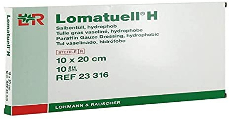 Lomatuell H 23316 förband, 10 cm x 20 cm (paket med 10)