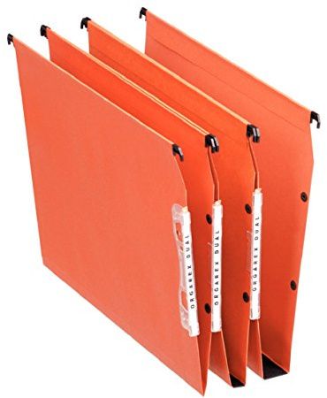 Esselte Orgarex Cartelle Sospese Collegabili - Formato A4, Base 50 mm, 25 Pezzi, 21630