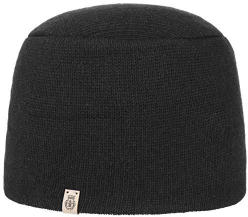 Roeckl Toque Strickmütze mit Kaschmir Mütze Damenmütze Wintermütze Wollmütze Skimütze Damen - Futter, Futter Winter Herbst-Winter - One Size schwarz