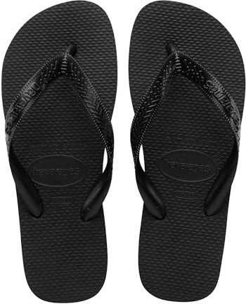 Havaianas Top Color, Unisex Flipflop, Black,