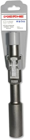 WERHE® Professional HEX30 Erdnageleintreiber zum Einstecken von Tiefenerder Erder Erdung Staberder – Innen durchmesser Ø 16,5 mm 257x25 mm – Jack Hammer Picket Pfosten Driver Treiber