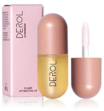 Lip Plumper, Natural Lip Plumper, brillo de labios voluminoso, brillo de labios, realzador de labios que hace que los labios sean más completos e hidratantes, 5,5 ml, hermosa máscara de labios