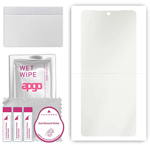 apgo Hydrogel Schutzfolie, Matt, kompatibel mit LG Velvet 5G, flexibele Displayschutzfolie, Folie mit Positionierhilfe, Anti-Fingerprint, kratzfest, einfache Montage