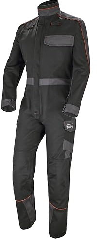 KONEKT Overall Klasse 1, Schwarz/Anthrazit, XS