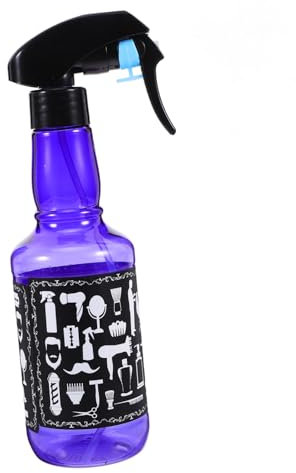 Amosfun Hair Spray Bottle Water Spray Bottle Plastic Retro 350ML Purple for Hairdressing Succulent Plant Watering Leakproof Spiral Mouth Lightweight Reusable
