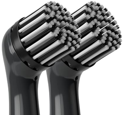 SonicScrubber - Replaceable Electric Scrubbing Brush Head - Footwear System - Ideal for Cleaning Trainers, Boots and Shoes (Replaceable Large Brush Head X2)