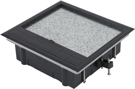 Serbatoio da pavimento, presa a pavimento, 4/6/8, prese a filo, prese da incasso, prese da incasso, inserti opzionali da montare (medio)