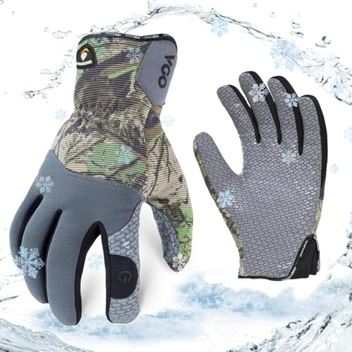 Vgo... 1Paar 0℃/32°F Winter Kunstleder Arbeitshandschuhe, Kaltes Wetter Wasserdicht Sicherheit Arbeitshandschuhe, Kühllager oder Gefrierschrank verwenden, w/3M Thinsulate Lining(SL7717FLWP)