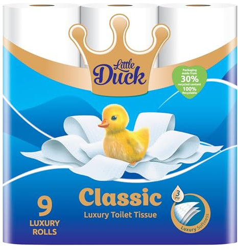 Little Duck Classic Luxury Toilet Tissue 9 Rolls