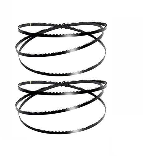 Lame for seghe a nastro da 24 TPI da 42 pollici, lama for seghe a nastro da 3/16 pollici di larghezza, lama for seghe a nastro da 1065 mm di lunghezza for lavorazione del legno, 2 pezzi