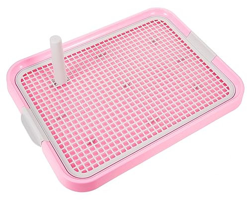 BCOATH Tablett Hundetoilette Design Easy- Mesh Für/mittelgroße Hunde Haustier-badezimmerzubehör