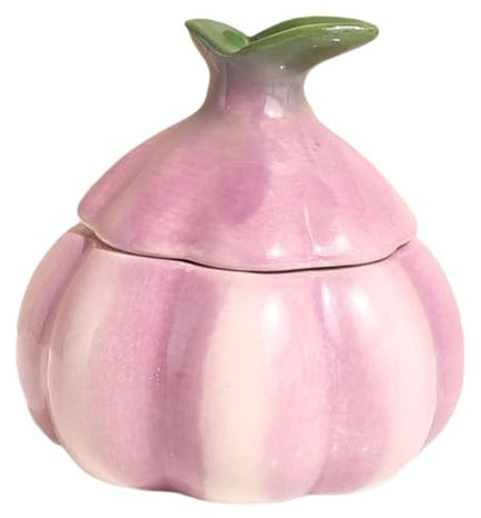 Cabilock Contenitore Per Caramelle in Ceramica Barattolo Per Caramelle Barattolo Per Cipolle Coperchio Contenitore Per Gioielli Per Collane