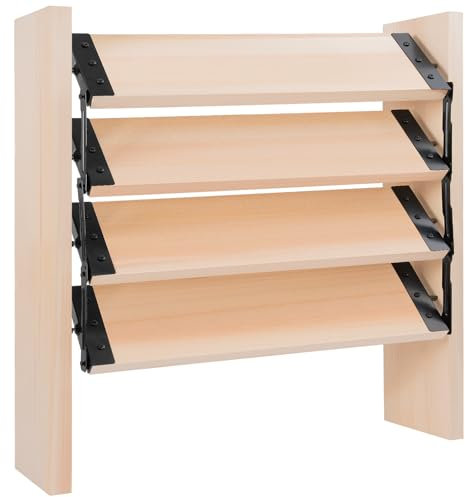 Louvers Bracket Shutter Hardware Kit, Deck Sunblind System, Louvers Hardware Set for Blinds Up to 11 Boards (48'')