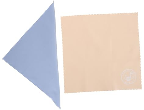 Vaguelly Paños de Limpieza Suaves para Instrumentos de Viento y Violín, Tela para Cuidado de Instrumentos, 2 Piezas Ideales para Kit de Limpieza