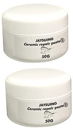 LIFKICH 2piezas Kit De Reparación De Baldosas Cerámicas Pasta Adhesiva De Secado Rápido Para Grietas y Daños Azulejos y Brillo Para Baños y Cocinas