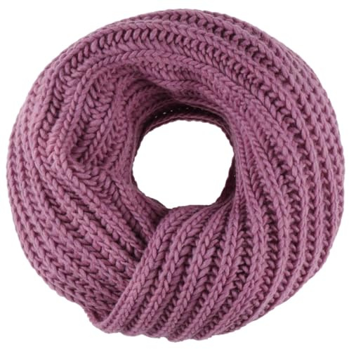 LIERYS Jil Loopschal Unisex Rundschal Schurwolle Made in Germany Herbst Winter pink One Size