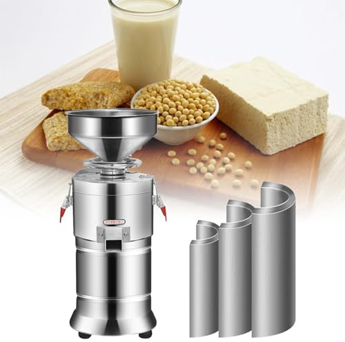Macchina per il latte di soia commerciale con filtro a rete 100, rimovibile per una facile pulizia, macinacaffè in acciaio inox da 1100 W, ideale per negozi di tè e caffè