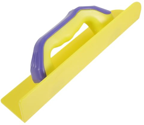 Didiseaon Heavy Duty Plastic Putty Tool for Applying Plaster and Repairing Wall Corners, Yellow Cement Trowel for Concrete Finishing and Corner Wall Repairs