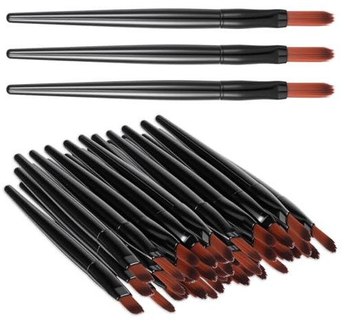 120Pcs Disposable Lip Brushes for Lipstick Brush Applicator Lip Applicators Lips Makeup Brushes for Concealer Eye Shadow Eyebrow Foundation Blending Cosmetic Tool
