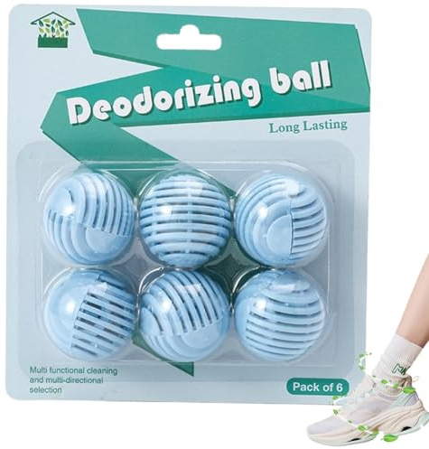 Shoe Deodorizer Balls,Shoe Air Freshener,Ball Deodorant,Ball Deodorant,Shoe Freshener and Deodoriser,Shoe Smell Remover,Shoe Deodorizer Balls,Fresh Scent, Pack of 6(Sea)