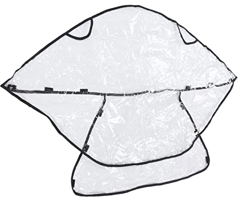 Fdit Funda Universal para Lluvia para Cochecito, Resistente Al Viento, Protección contra la Intemperie para Viajes de bebé, para Actividades Al Aire Libre, Material de PVC