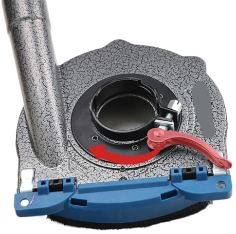 5-Zoll-Aluminium-Staubschutz mit einem Diamant-Schleiftopf for einen Winkelschleifer
