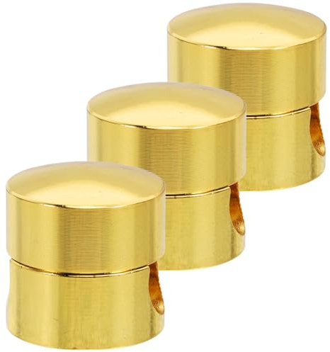 Veemoon Ganci Fermacavi in Alluminio Oro Diametro 0,7 CM per Lampadari, Set da 3 Pezzi Portacavi da Scrivania, per Gestione Cavi in Ambienti Domestici e Lavorativi