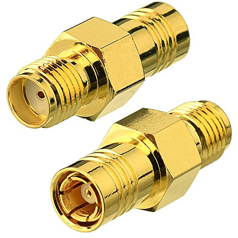 Eightwood DAB Antenne Adapter SMA Buchse auf SMB Stecker Adapter 2 St Kompatibel für DAB Autoantenne DAB Antenne AM/FM Radio Pionier Clarion Alpine CB Radio MEHRWEG
