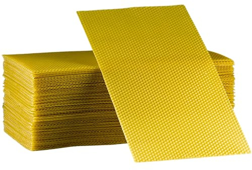 Imkereibedarf Florian Schmidt 2,5 kg DNM Mittelwände aus 100% reinem Bienenwachs Deutsch Normalmaß 350 x 200 mm Mittelwand ca. 35 STK.