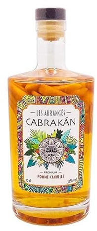Cabrakàn - Rhum Arrangé Pomme Cannelle - 70cl - Macération Artisanale - produits-normandie