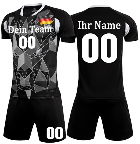 KILUZARNO Eigener Name Handball Trikot Kinder Set - Personalisierte Handballtrikots Jeder Name Nummer Team Logo Handball Trikot Jungen