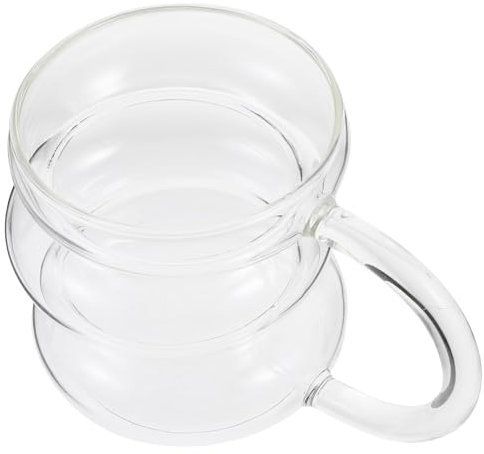 Mikinona Verres à Boire Ondulés En Verre Transparent 300ml Tasse à Bière Créative Résistante Pour Maison Et Bar Pour Cocktails Et Boissons Usage Domestique Et Festif
