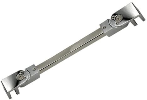Barre de support en verre pour porte de douche sans cadre en acier inoxydable pour panneau fixe de 6,3 mm à 9,5 mm d'épaisseur pour paroi de douche à l'italienne (70 cm)