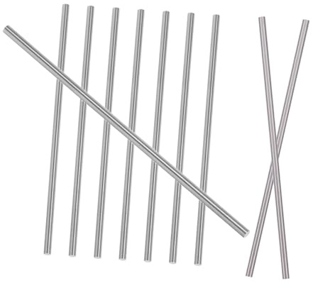 Artibetter Aste in Acciaio Inossidabile Argento per Fissaggio Tavola Traforata 10 Pezzi Accessori per Uncinetto Multiuso Facile Installazione per Lavorazione a Maglia e Uncinetto