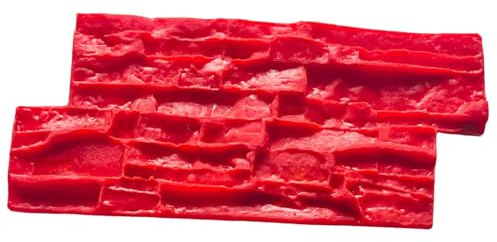 LCSVCCXA Concrete Stamp Red Concrete Textured Skin per D'accesso E Paesaggistica Esterna