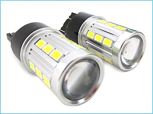 CARALL LS5421 Luz LED de conducción diurna Super Bright White T20 W21 / 5W 7443 Con 21 Smd 5730 - 2 Piezas