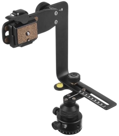 Mantona PanoPoint Panoramakopf mit Nodalpunkt-Adapter schwarz