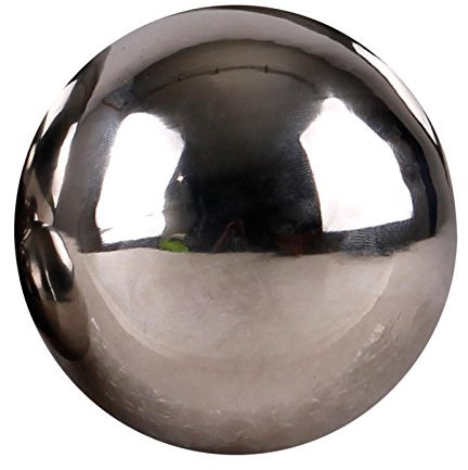 LINDER Edelstahlkugel poliert 5-28cm Gartenkugel Schwimmkugel Deko Kugel Edelstahl, Größen:Ø 20cm
