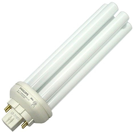 Philips Lighting 458299 PL-T Linear Compact Fluorescent Lamp 33 Watt 4-Pin GX24q-3 Base 2250 Lumens 83 CRI 3000K Warm White Alto