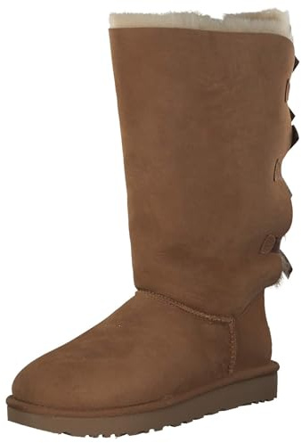 UGG Women's Bailey Bow Tall Ii Boot, Chestnut, 06
