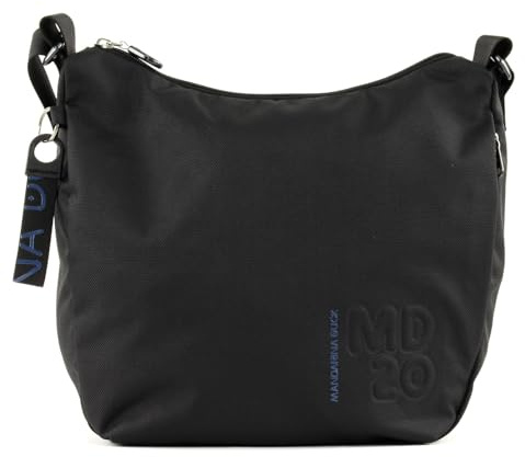 Mandarina Duck Md 20 P10qmtv1, Borsa A Tracolla Donna, Nero (Black), 27x26x13 L x H W