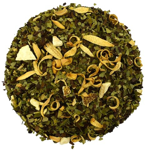 Yerba Mate Orange Saveur Séchées Feuilles - Ilex Paraguariensis (2kg)