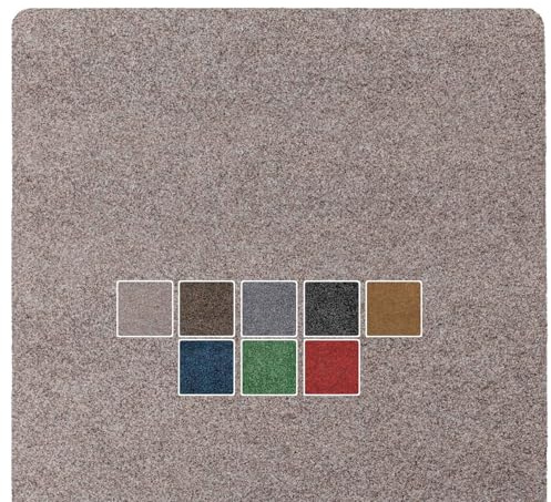 ANRO Fußmatte Schmutzfangmatte Türmatte rutschfest Fußabstreifer abwaschbar robust für Eingang, Haustür, Flur innen & außen Poet Küche, 120 x 80 cm (Rechteckig)