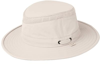 Tilley Ltm5 Airflo-ala Mediana reciclada Sombrero para el Sol, Piedra De Luz, 58 para Hombre