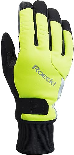 Roeckl Villach 2 Winter Fahrrad Handschuhe lang Fluo gelb 2023