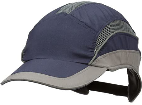 3M™ First Base™ 3 Gorra de protección 2021101, Extra, azul marino, visera recortada, 55 mm