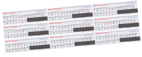 Generic 9stücke Melodica Aufkleber Lernhilfe Für Junge Mädchen Wiederverwendbare Notenaufkleber Für Tasten Für Anfänger Und Junge Musiker Abnehmbar Rückstände