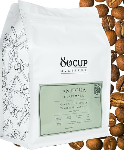 Freshest Specialty Coffee Beans | 80 CUP Roastery | Single Origin ~ Roasted After Order (500g, Guatemala Antigua)
