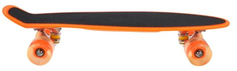 BCOATH Mattiertes Skateboard kleines Fischbrett rutschbrett skatehelm schiebebrett Skateboard für Erwachsene komplettes Skateboard Roller mit Vier Rädern Skateboard mit blinkendem Rad Abs